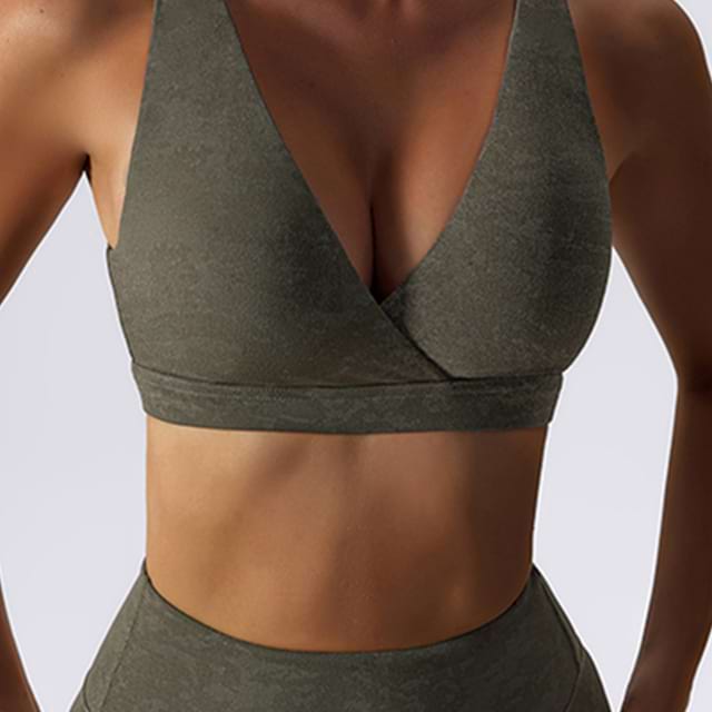 Soutien-gorge de sport de yoga sans couture Serenity