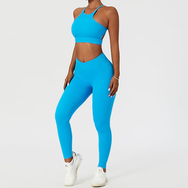 Ensemble de yoga sérénité sans couture