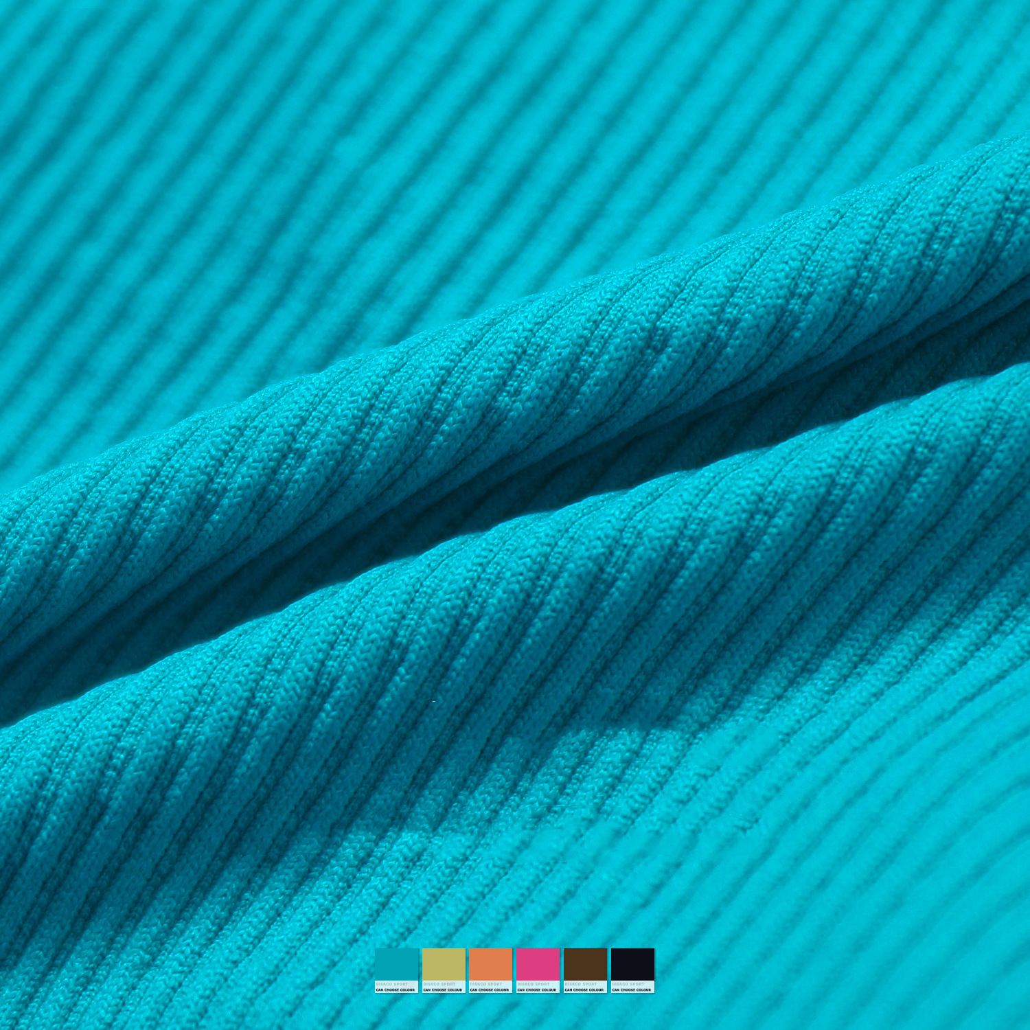 Short de vélo côtelé sans couture à taille élastique