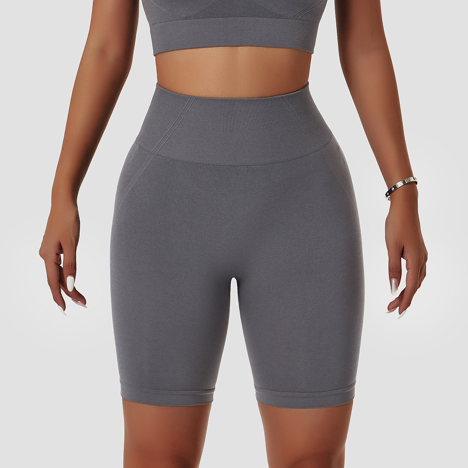 Short de vélo taille haute Seamless Tech