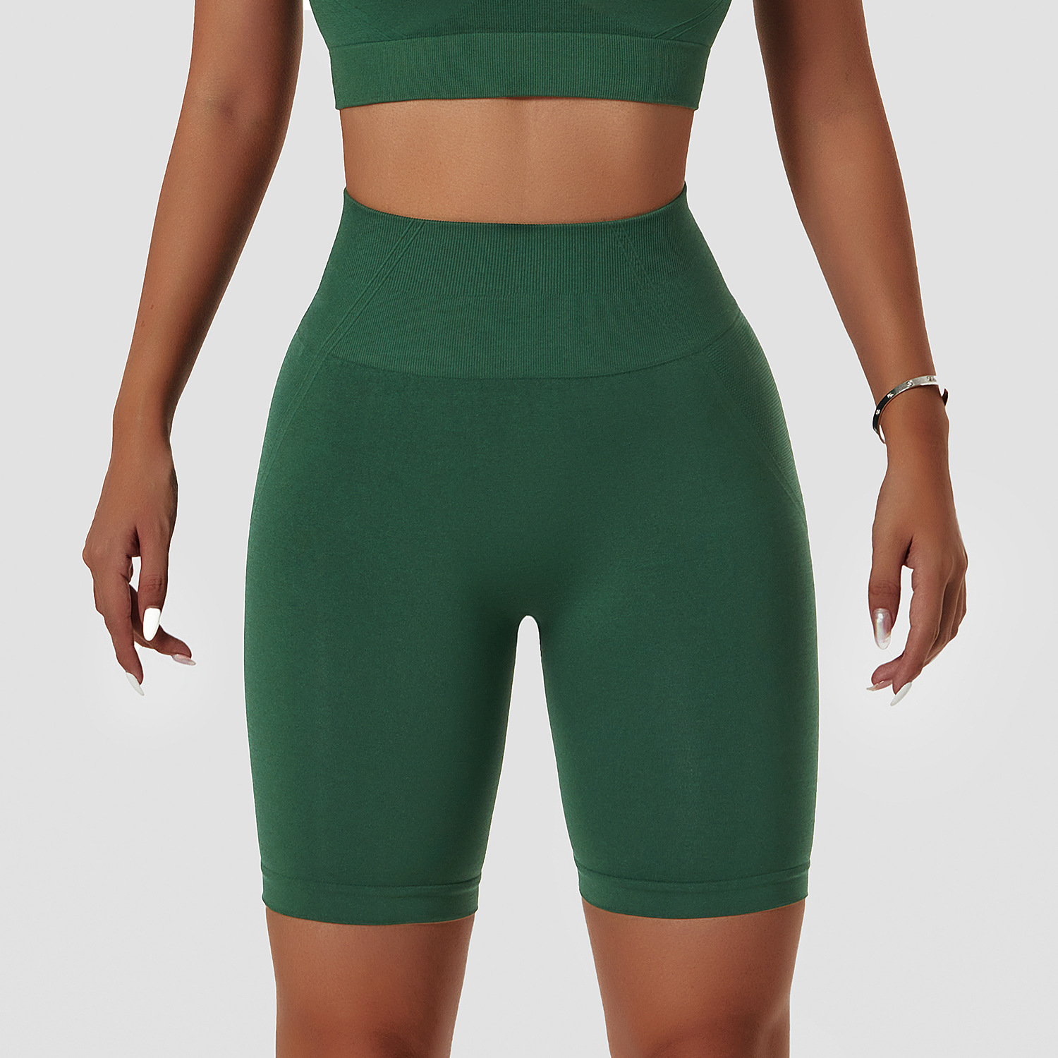 Short de vélo taille haute Seamless Tech