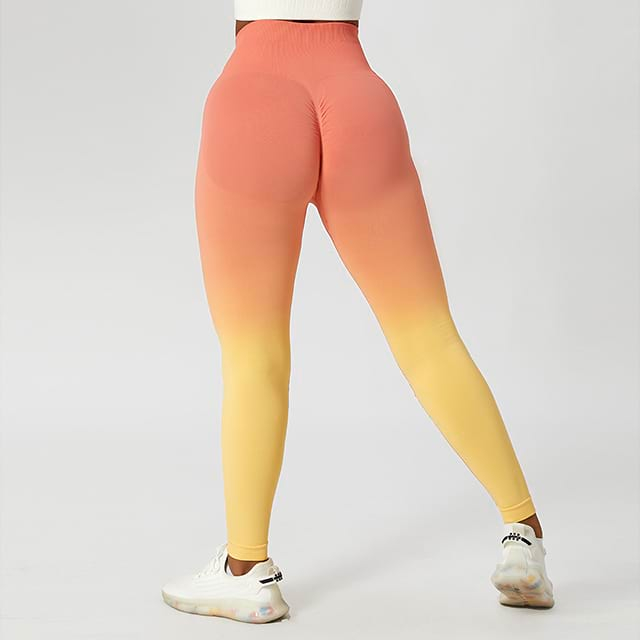 Legging de yoga sans couture taille haute ombré