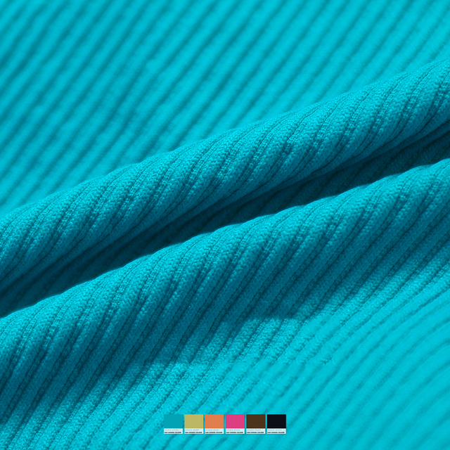 Short de vélo côtelé sans couture à taille élastique